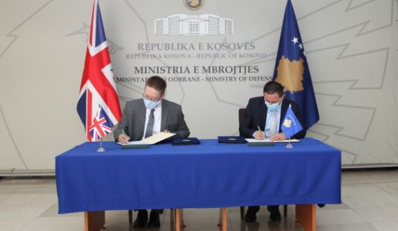  Nënshkruhet Memorandumi i Mirëkuptimit ndërmjet Ministrisë së Mbrojtjes në Kosovë dhe Qeverisë së Britanisë 