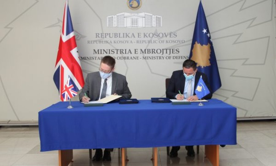  Nënshkruhet Memorandumi i Mirëkuptimit ndërmjet Ministrisë së Mbrojtjes në Kosovë dhe Qeverisë së Britanisë 