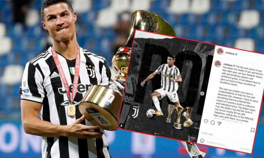 Ronaldo frikëson Juventusin: “Kam fituar gjithçka në Juve, faleminderit…”