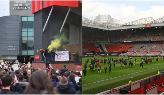 Tifozi i Manchester United ndalohet për tre vite që të vizitojë stadiumet, pas protestave të dhunshme