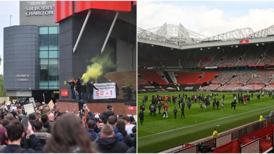 Tifozi i Manchester United ndalohet për tre vite që të vizitojë stadiumet, pas protestave të dhunshme