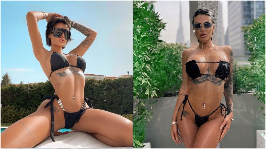 Morena Taraku nuk i lë vend imagjinatës, pozon me bikini transparente që i tregojnë pothuajse gjithçka