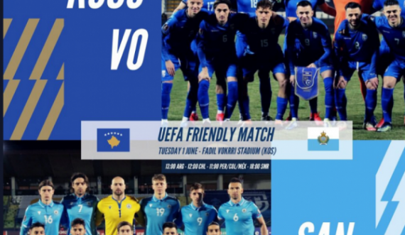 Kjo është lista e lojtarëve të ftuar të San Marinos kundër Kosovës