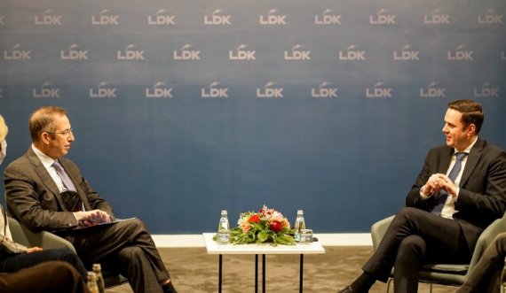 Abdixhiku takon Presidentin e Institutit Demokratik Amerikan Derek Mitchell