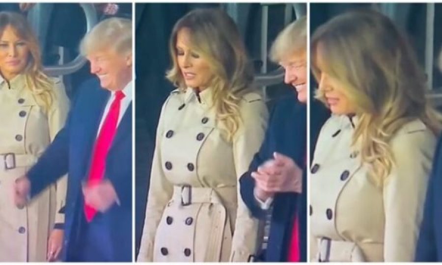 Melania “mezi” duron Trump, buzëqeshja që “nxori” zbuluar ish-Zonjën e Parë të SHBA