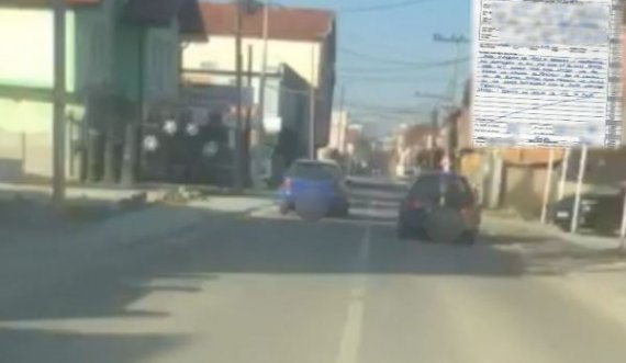 Gjobitet një 35 vjeçar në Ferizaj për tejkalim në vijë të plotë