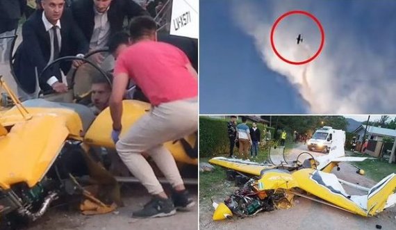 Një avion rrëzohet mbi nënën dhe vajzën 3-vjeçare