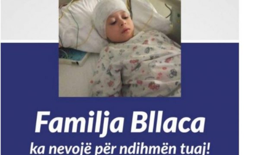 7 vjeçari Noar Bllaca vuan nga një sëmundje e rëndë, kërkohet ndihmë për shërimin e tij