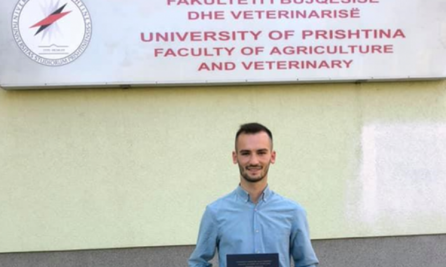 Studenti kosovar që kreu dy fakultete dhe një master me notën mestarare 10.0
