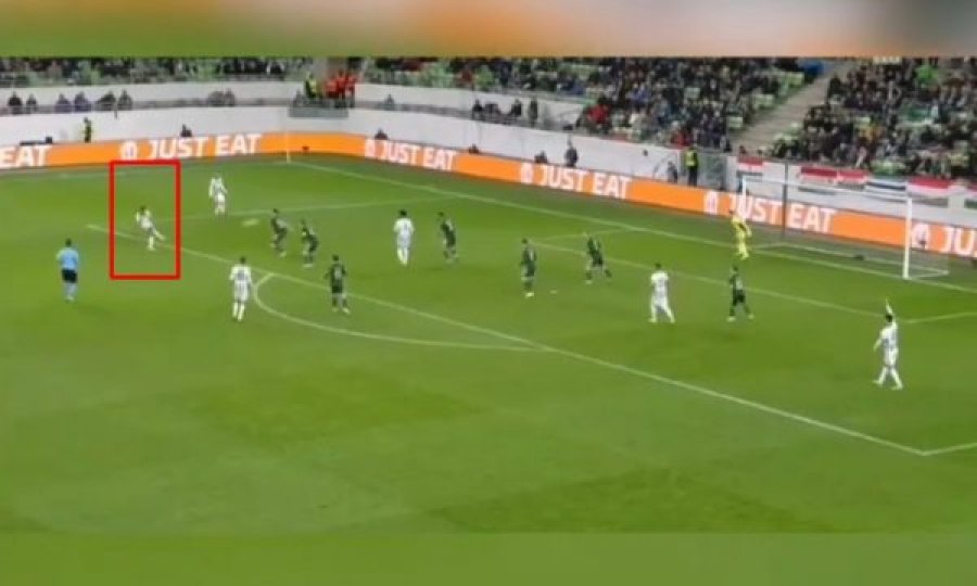 Goli i çmendur i sulmuesit të Kombëtares në Europa League
