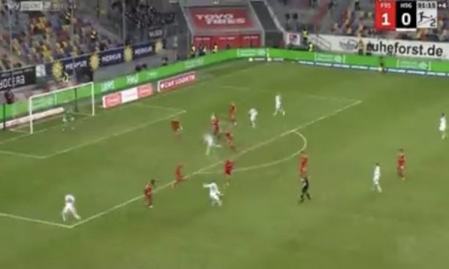 Florent Muslija shënon gol të çmendur në fund të takimit për ta shpëtuar Hannoverin nga humbja
