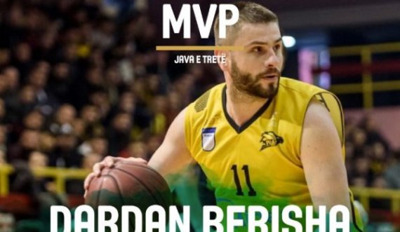 Dardan Berisha, MVP i xhiros së tretë në Ligën Unike