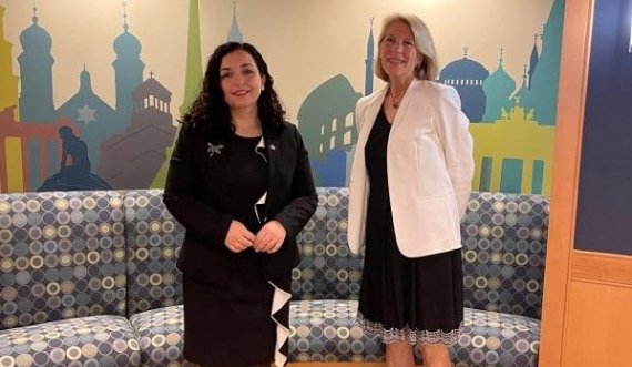 Presidentja Osmani takon Ndihmës Sekretaren e Shtetit, Karen Donfried në Washington