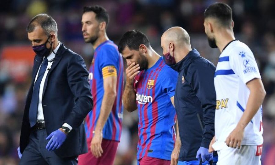 Lajm i dhimbshëm: Aguero  po detyrohet të pensionohet nga futbolli