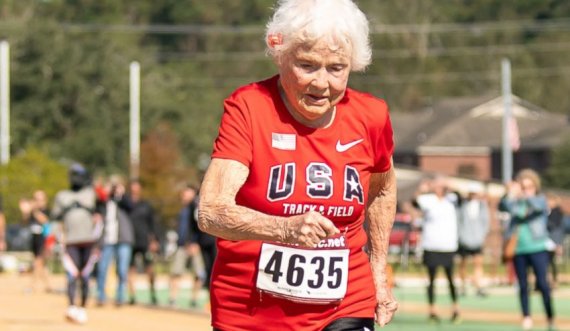 105-vjeçarja arrin rekord botëror në vrap, por prapë nuk është e lumtur/ Çfarë e shqetëson?