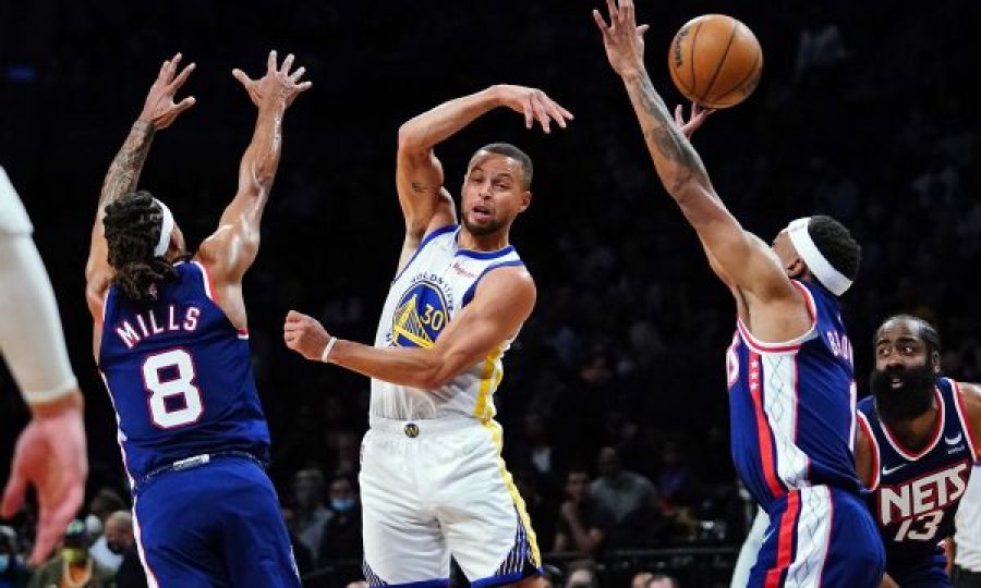 NBA: Curry shkëlqen në fitoren e Warriors ndaj Nets