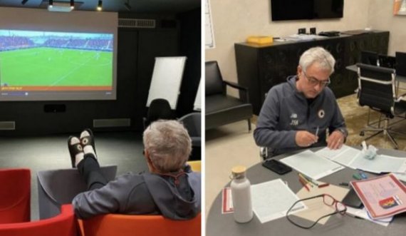 I ulur në dhomë dhe duke studiuar Genoan e Shevchenkos, Mourinhos i zbulohet formacioni