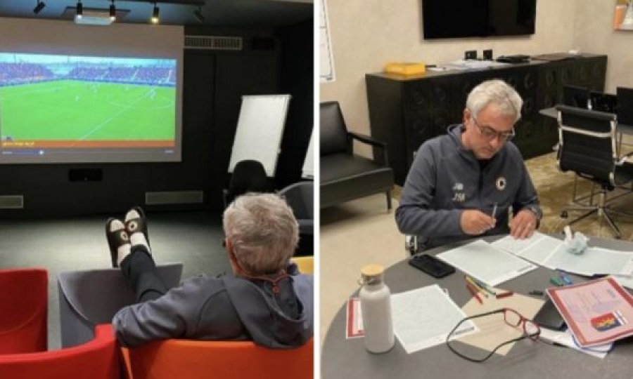 I ulur në dhomë dhe duke studiuar Genoan e Shevchenkos, Mourinhos i zbulohet formacioni