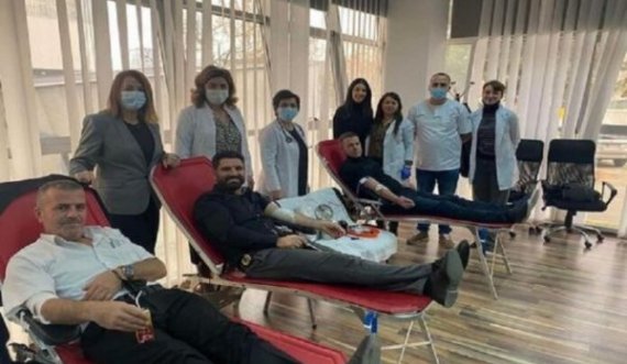 60 pjesëtarë të Policisë së Kosovës dhurojnë gjak