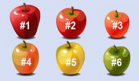 Test psikologjik: Zgjidhni mollën që ju pëlqen më shumë për të zbuluar detaje të personalitetit tuaj