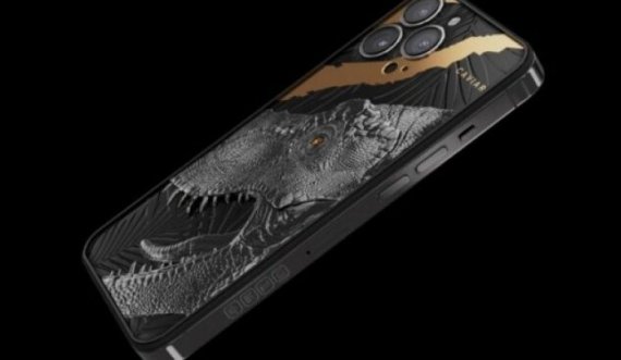 Ky është iPhone 13 Pro Max me dhëmb T-Rex 80 milionë vjeçar, zbuloni çmimin marramendës të tij