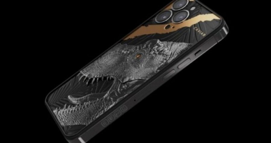 Ky është iPhone 13 Pro Max me dhëmb T-Rex 80 milionë vjeçar, zbuloni çmimin marramendës të tij