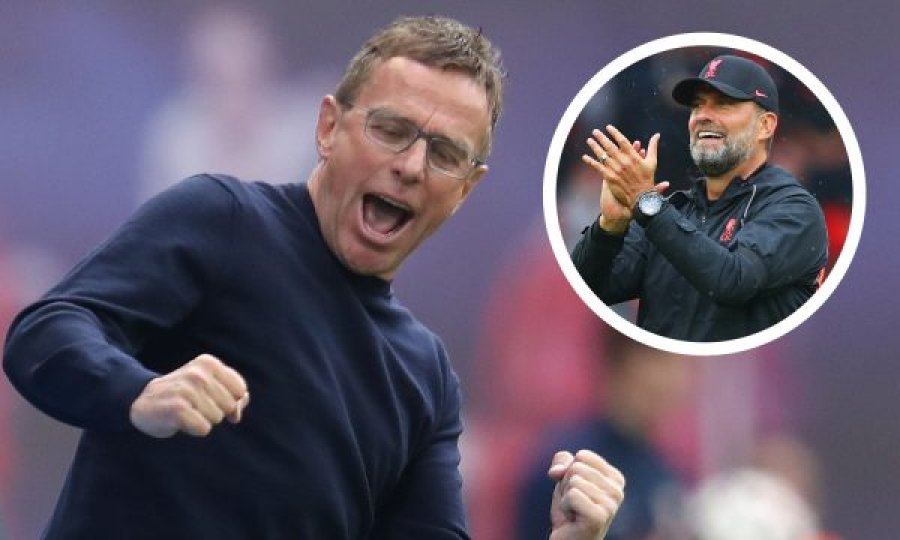 Klopp thotë se ardhja e Rangnick te Man United është lajm i keq për të dhe rivalët