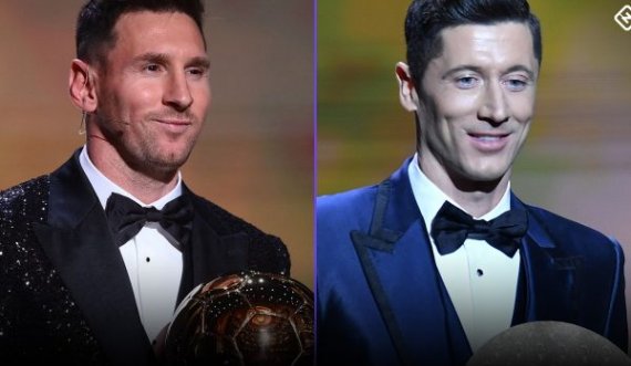 Lewandowski i befasuar që Messi nuk e votoi për çmimin e më të mirit nga FIFA