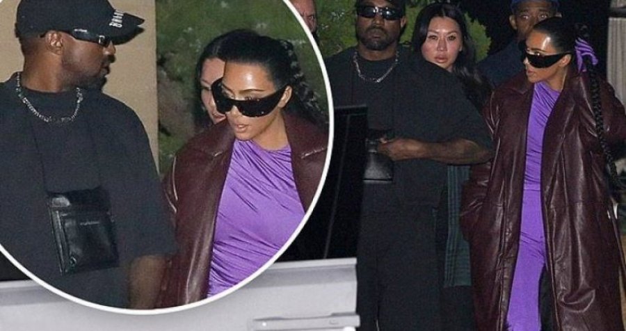 Pas ndarjes, Kim Kardashian dhe Kanye West darkojnë së bashku