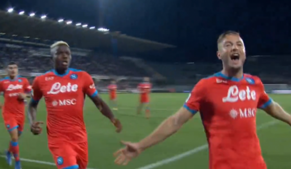 Rrahmani e kalon Napolin në epërsi me golin e dytë të sezonit në Serie A