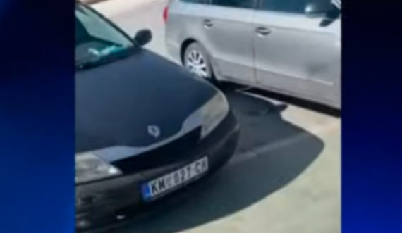 Numër i madh i veturave me targa të Serbisë pa afishe