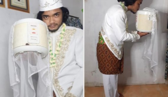 Indoneziani martohet me një “tenxhere me oriz”, ndahet pas 4 ditësh 