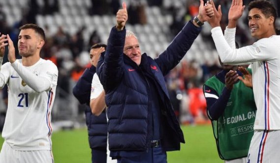 Deschamps: “Synojmë trofeun kundër Spanjës që do të na detyrojë të vrapojmë shumë”