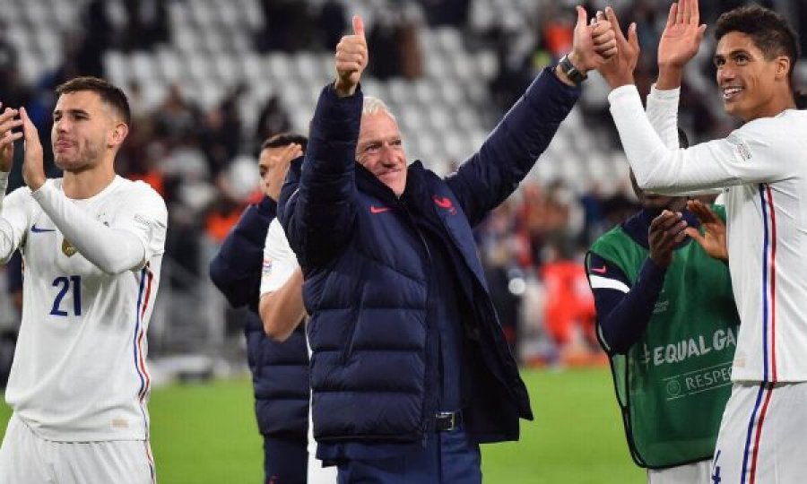 Deschamps: “Synojmë trofeun kundër Spanjës që do të na detyrojë të vrapojmë shumë”