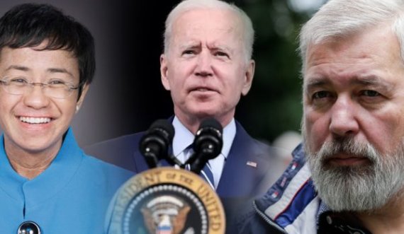  Bideni uron gazetarin rus e gazetaren filipinase për Çmimin Nobel për Paqe 