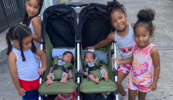  Amerikania lind binjakë për herë të tretë – 6 fëmijë për 5 vjet 