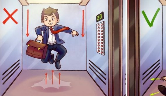  Si të dilni gjallë nga një ashensor që bie? 