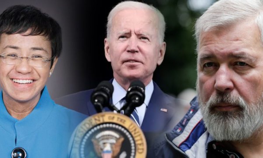  Bideni uron gazetarin rus e gazetaren filipinase për Çmimin Nobel për Paqe 