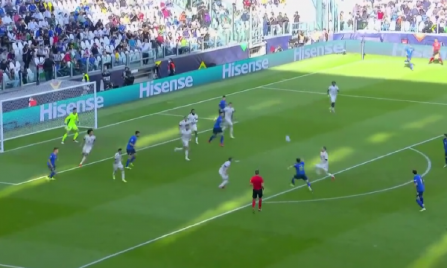 Italia në epërsi kundër Belgjikës me gol të mrekullueshëm