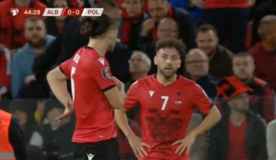 Shqipëria sulmon, krijon, por nuk shënon në pjesën e parë