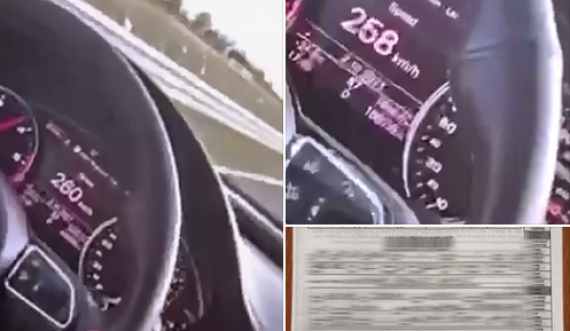  E incizoi vetën duke vozitur 260 km/h, Policia ia dërgon kosovarit dënimin në shtëpi 