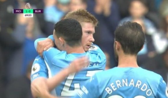 De Bruyne dyfishon epërsinë e Cityt