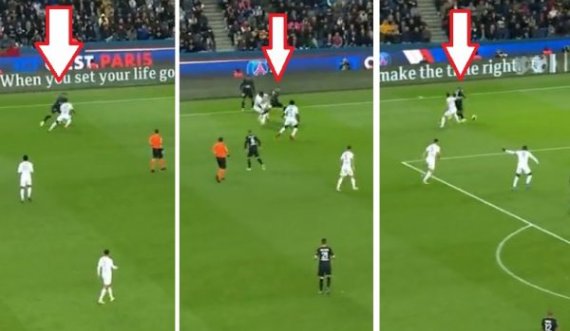  Mbappe i turpëron katër lojtarë, çfarë lëvizje 