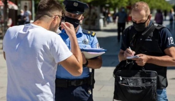 Policia shqipton mbi 400 gjoba për mosrespektim të masave antiCOVID