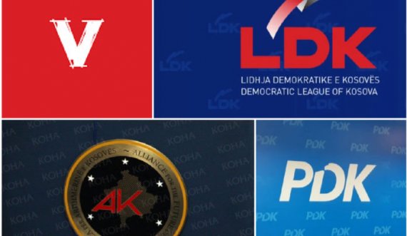 Vota për Kuvende komunale, LVV, LDK dhe PDK nga 22 përqind