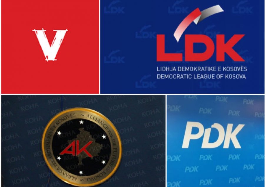 Vota për Kuvende komunale, LVV, LDK dhe PDK nga 22 përqind