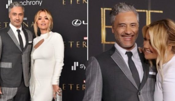 Rita Ora dhe partneri i saj Taika Waititi shkëlqejnë në premierën e 'Eternals'