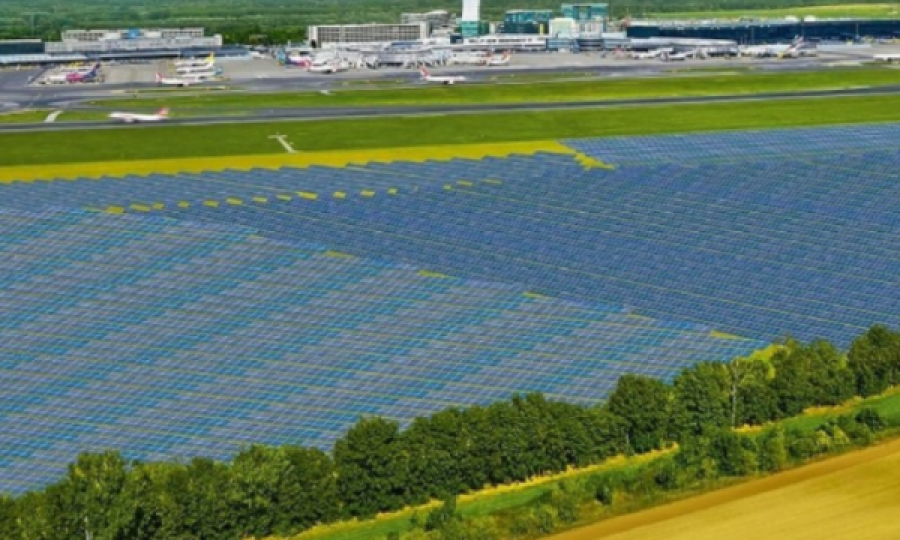 Aeroporti vjenez merr centralin më të madh të energjisë diellore në Austri