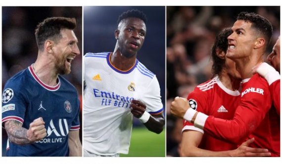 Formacioni i javës n’Champions, shokohen Ronaldo e Messi – Vinicius n’sulm