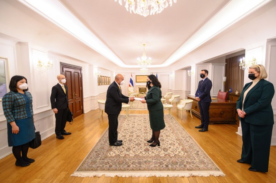 Presidentja Osmani pranoi letrat kredenciale nga ambasadori i ri i Mbretërisë së Tajlandës